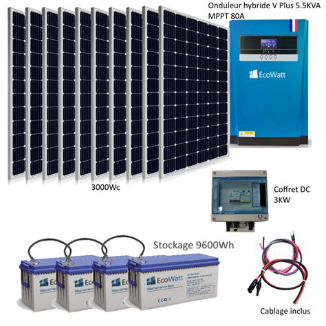 kit solaire 220v autoconsommation.